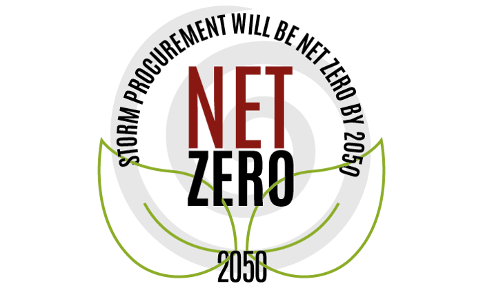 Net Zero Logo Storm Procurement
