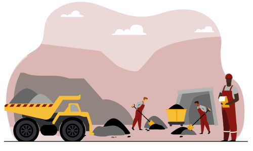 Mining Illustration
