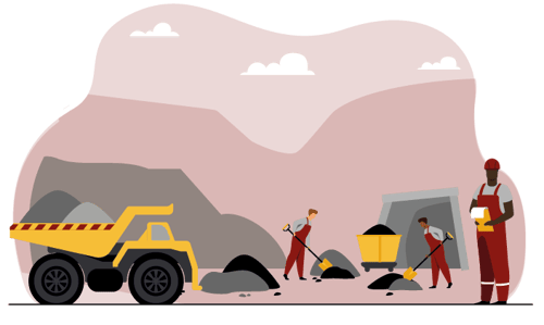 Mining Illustration Mining Illustration
