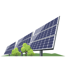 Solar Panels Illustration Solar Panels Illustration