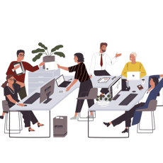 Office Workers Illustration Office Workers Illustration