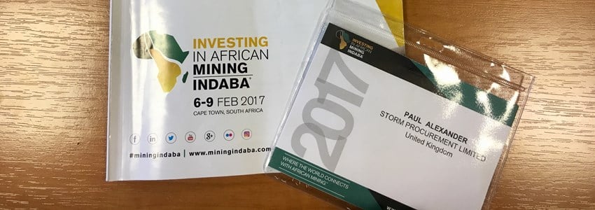 Attending Indaba 2017 Mining Conference